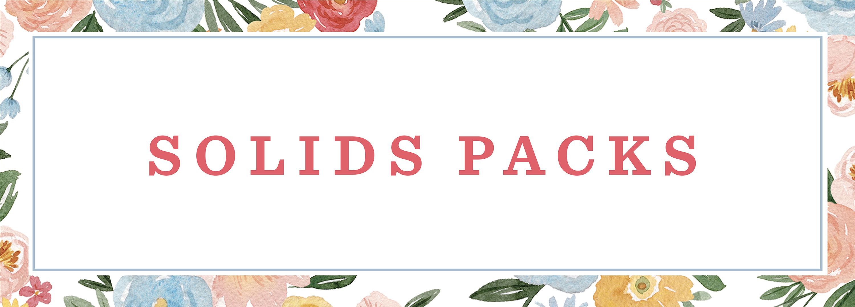 Designer Solids Packs